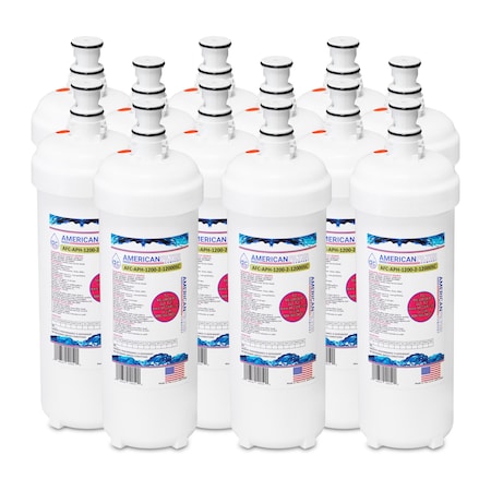 American Filter Co AFC Brand AFC-APH-1200-2-12000SKC, Compatible to HF65-CL Water Filters (12PK) Made by AFC AFC-APH-1200-2-12000SKC-12p-4682